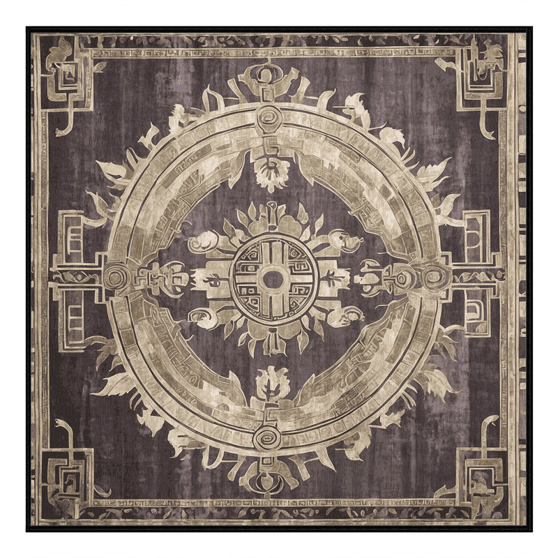 Tapis Temple Shadows, Carré 3 pi