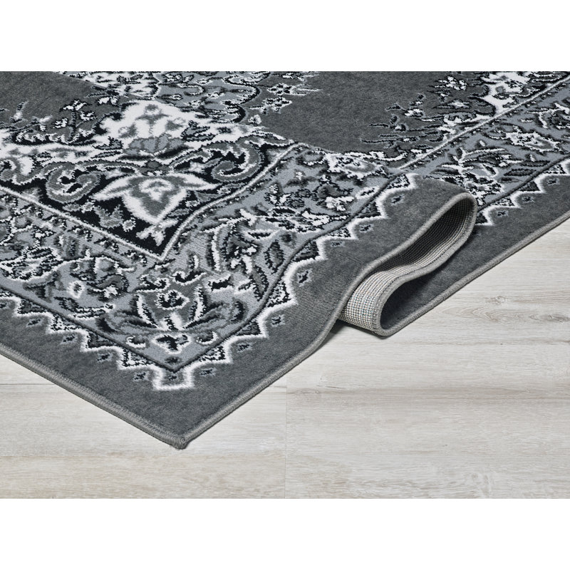 Iyanna Paisley Flatweave Area Rug, Rectangle 80 x 150cm
