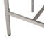 Tabourets de bar d'extérieur en aluminium antirouille 29,50 po avec siège et dossier en rotin PE, ensemble de 2, argent et gris-1387537450