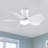 30 In Small Kid's Ceiling Fan Lighting with Remote Control for Small Children Room