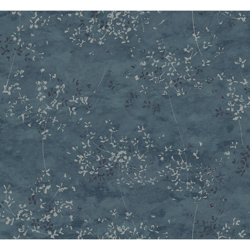 Arian Abstract Metallic Wallpaper Roll, Blue