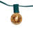 Electric Globe String Lights with 25 Gold Mercury Bulbs