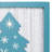 Lighted Happy Holidays Christmas Tree With Cable Knit Texture Wall Art - 12"