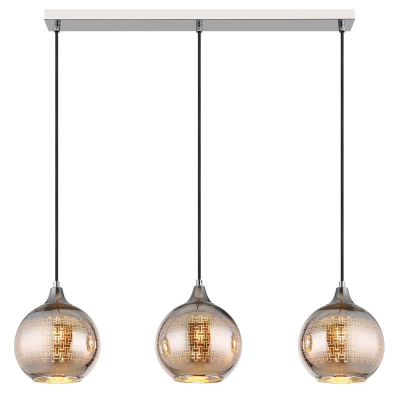 Daylie 3 - Light Satin Pendant