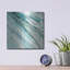 Art mural en métal «Silver Springs 2 Blue Green» par Albena Hristova-102867543