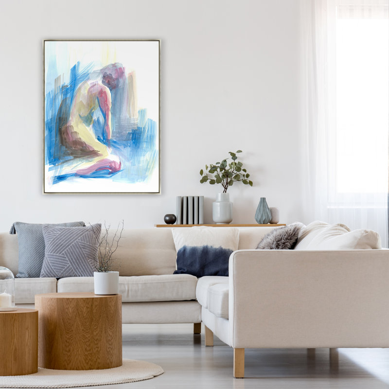 Missing Feeling Print by Helen Parker, Glass Coat Framed, 38.5" H x 25.5" W