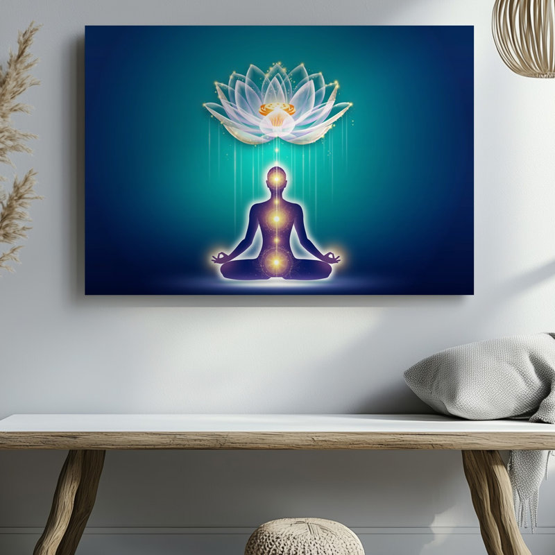 Reproduction d'art sur toile, "A Meditation", H 16 po x l 20 po