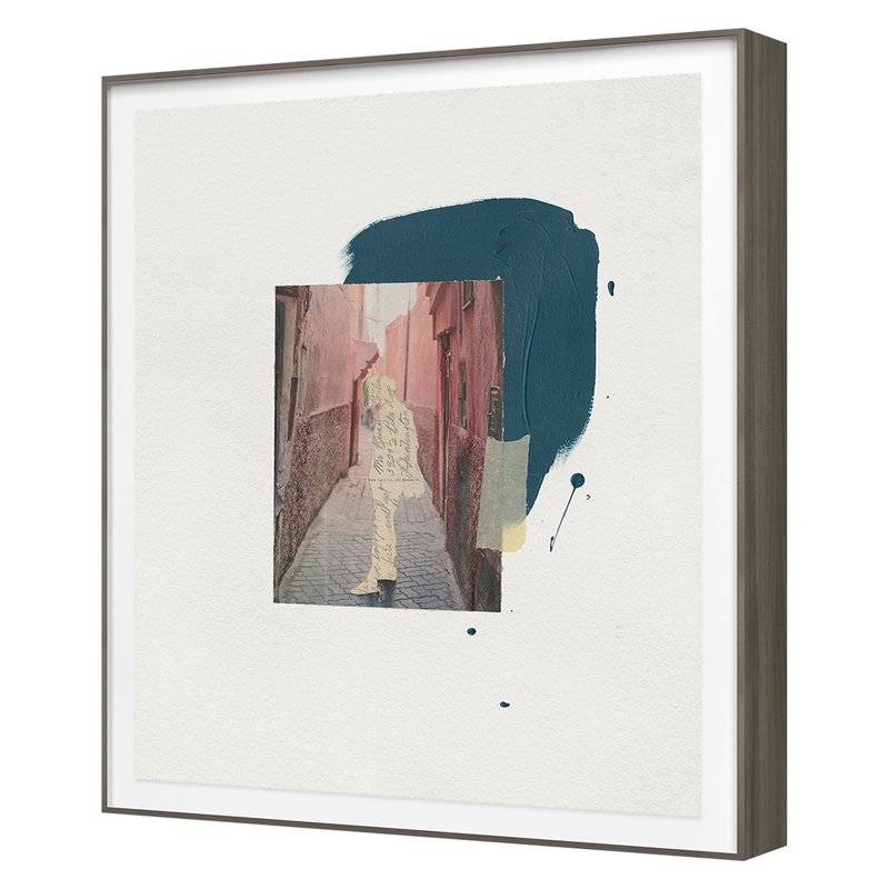 Style Sketch 2 Print by Jones, Emma, Gray Framed, 30" H x 25" W