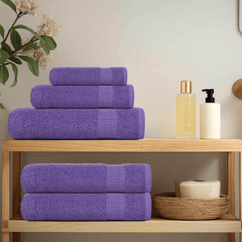 Reshod 100% Cotton Beach Towel, Purple