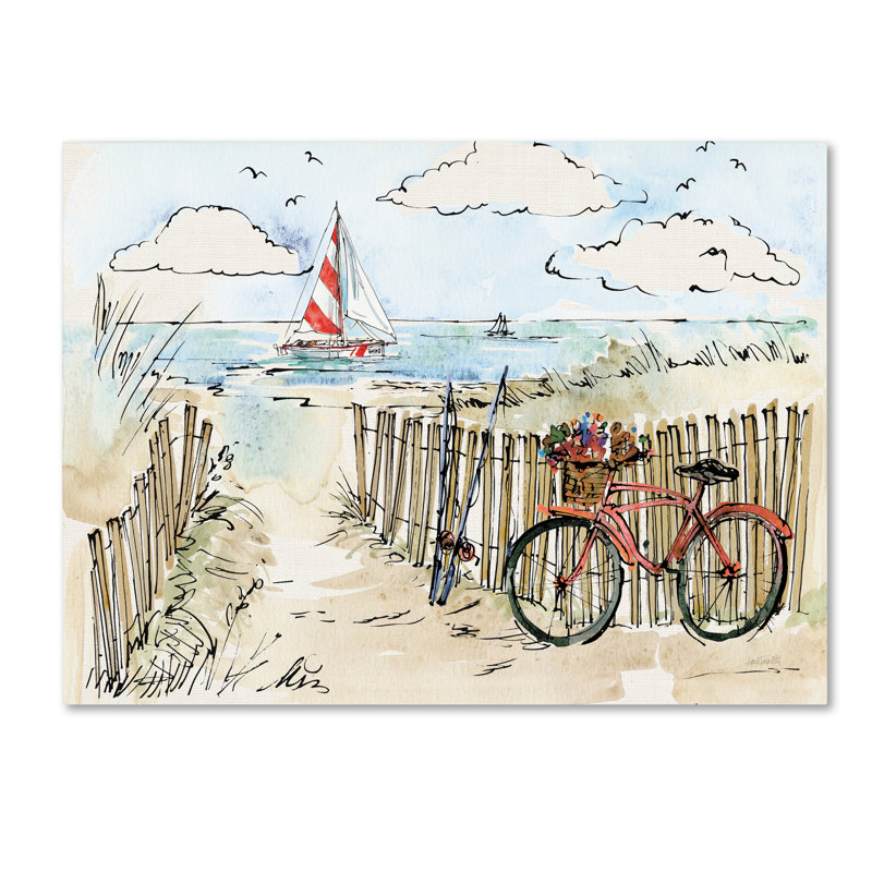 « côtier catch vi » par anne tavoletti-impression, H 35 po x l 47 po x P 2 po, Toile tendue