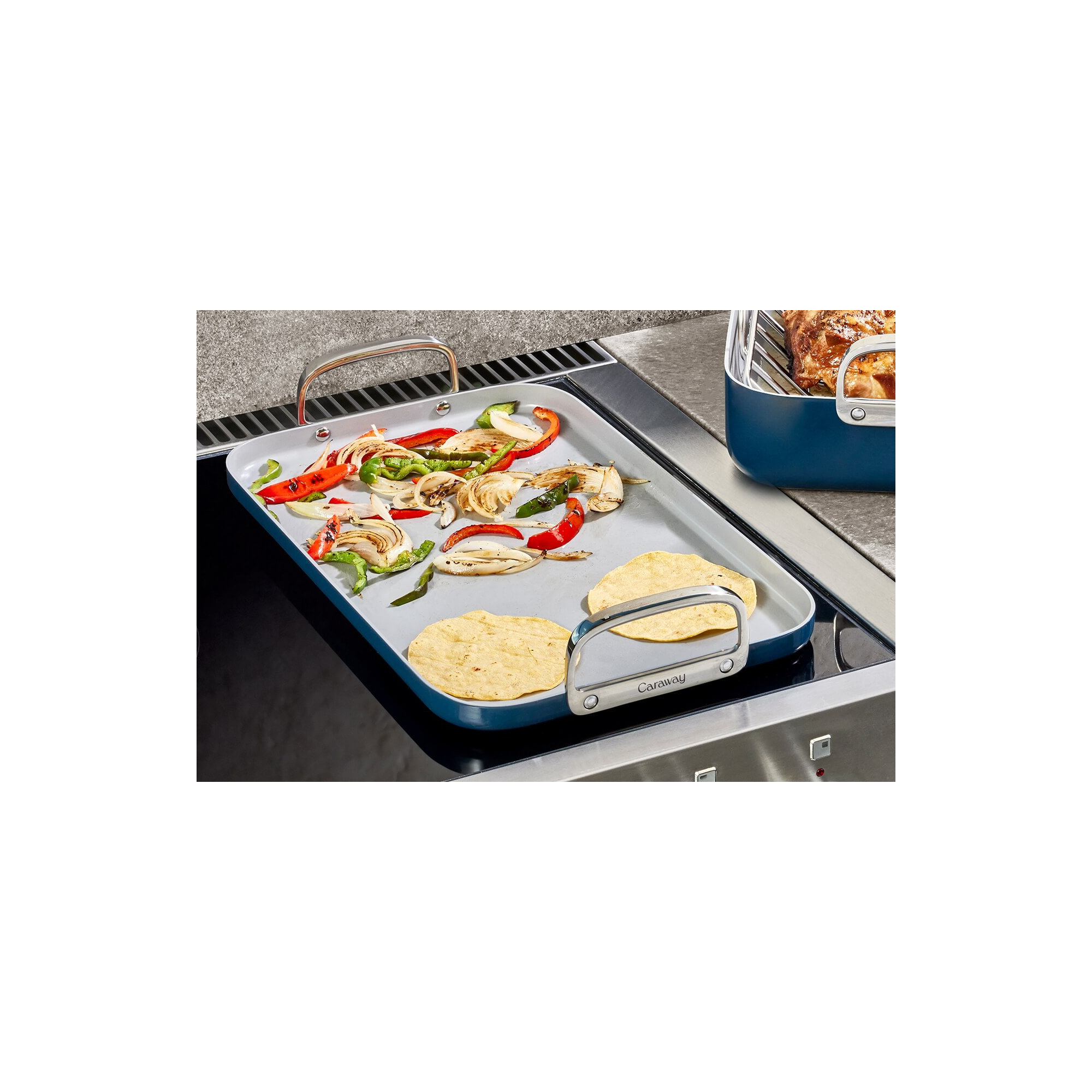 Caraway Double Griddle Burner, Navy