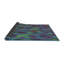 Tapis vert/brun/bleu à motif-544200355