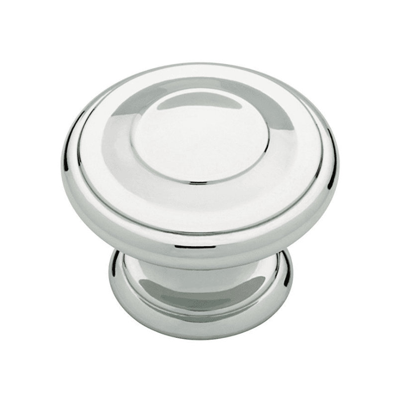 (Paquet de 5) Poignée d'armoire de 1 3/8 po, Nickel satiné
