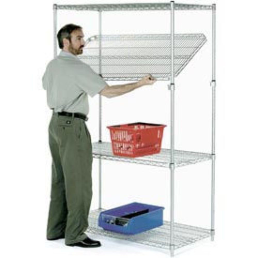 Nexel E-Z Wire 4 Shelf Shelving Unit Starter - Wayfair Canada