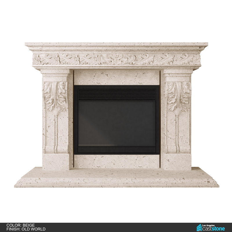 Bonaparte Fireplace Surround, Old World/Beige