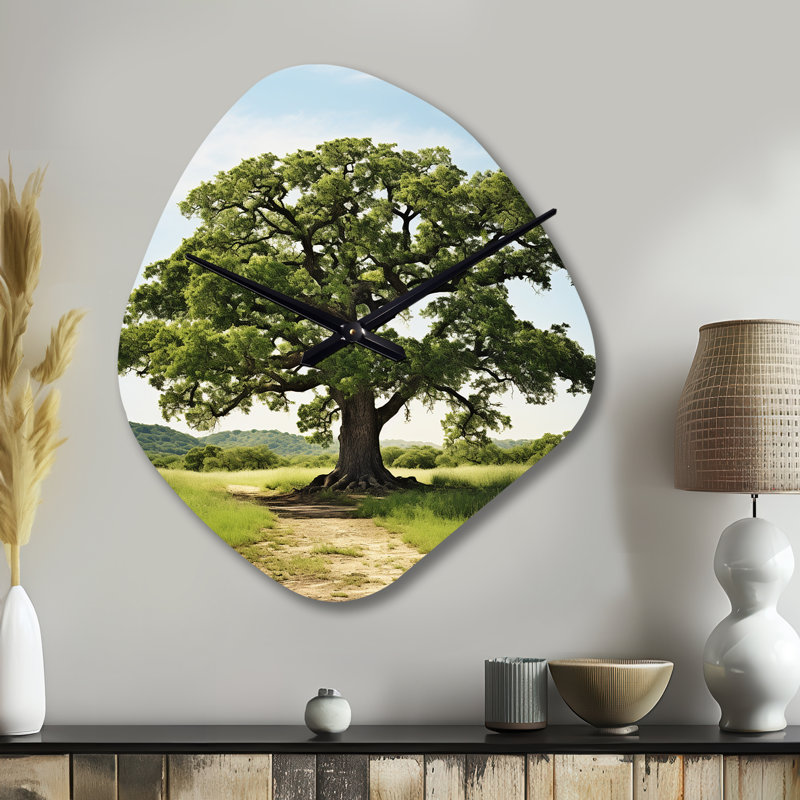 Horloge murale Markies Green Trees Oak Mighty Oak - Trees, Grand