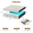 Modern Coffee Table with Storage – Unique Square Design for Living Room & 20-Colour RGB LED Light Strip-1797392069