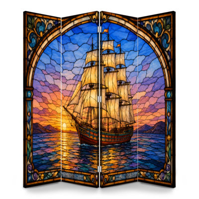 Cloison pliante 4 panneaux séparateur de bateau Royal Sea
