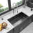 36 Gunmetal Black Farmhouse Sink - 36 Inch Kitchen Sink Stainless Steel 16 Gauge Apron Front Kitchen Sink
