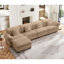 Canapé modulaire Cloud avec coussins d'accoudoirs confortables, avec sièges de rangement et repose-pieds pour plus de fonctionnalité et de détente