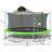 Abrahams Round Backyard Trampoline with Safety Enclosure