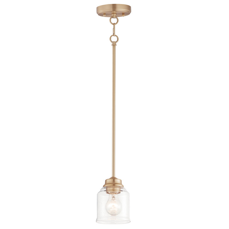 Acadia - Light Unique/Statement Pendant, 7.25" H x 4.75" W x 4.75" D, 1
