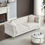 Chesterfield Grey 3-Seater Sofa Tufted Couch with Metal Feet Nailhead Trim and Two Pillows