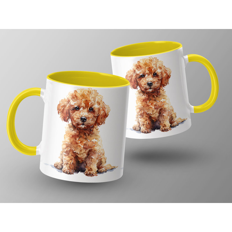 Ceramic Coffee Mug, Yellow