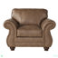 Ensemble de 2 chaises avec accoudoirs et repose-pieds Leinster-1288496512