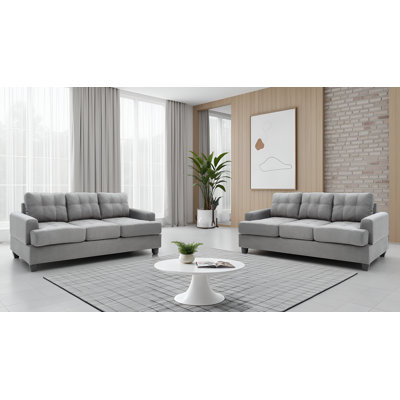 Dijon Gray Sofa Set Of 2
