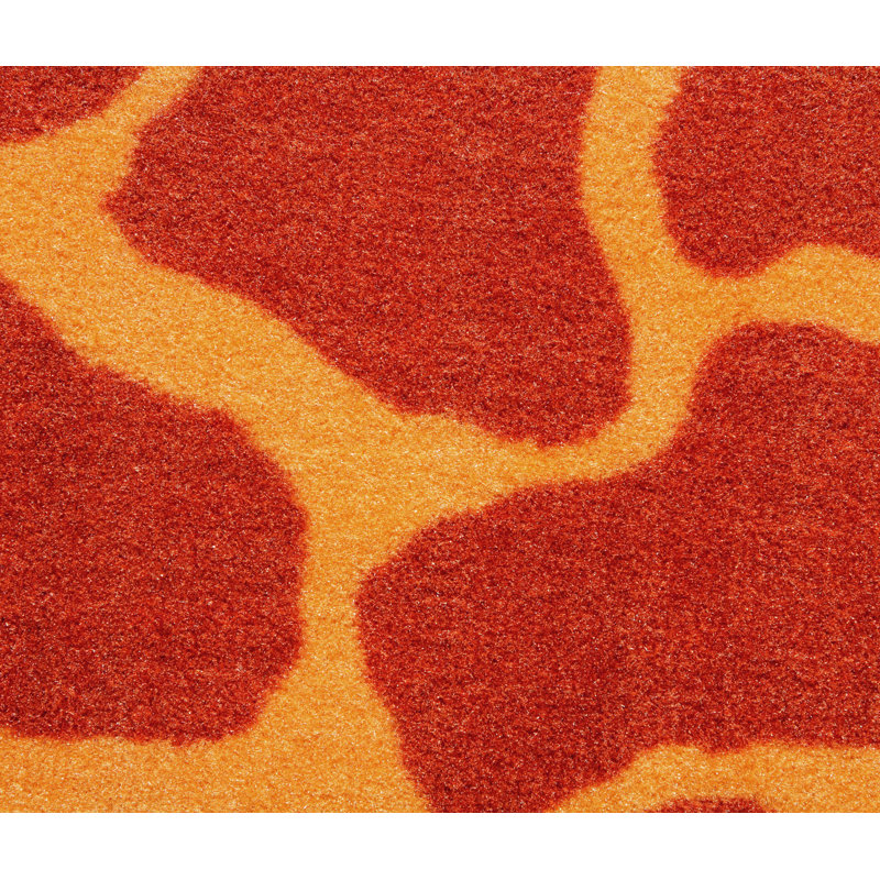 Tapis d'intérieur / extérieur brun à imprimé animal, Tapis de couloir 4 pi x 48 pi