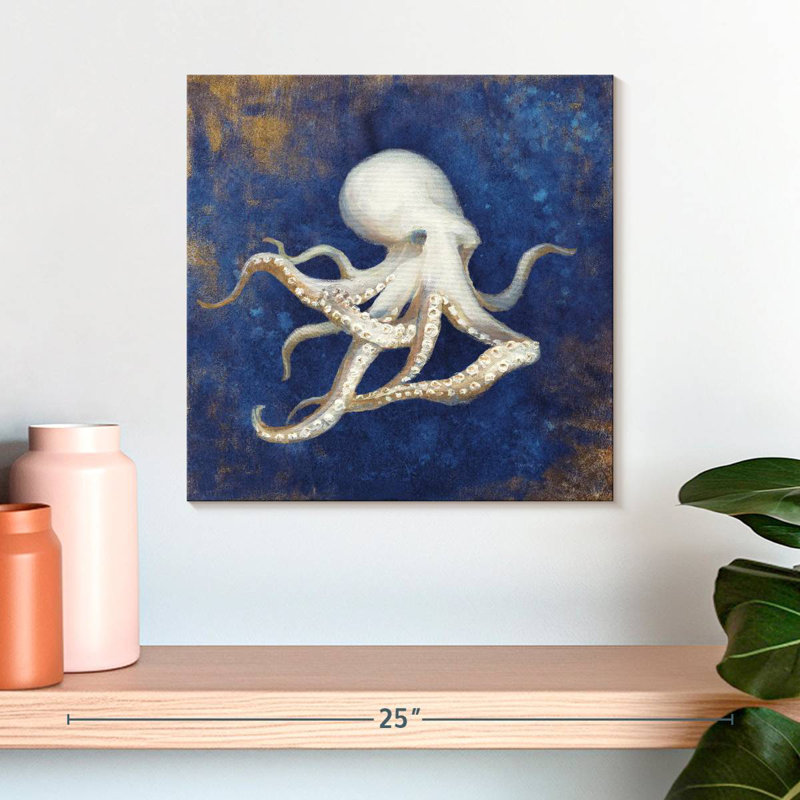Brampt Treasures From The Sea Indigo II, H 16 po x l 16 po