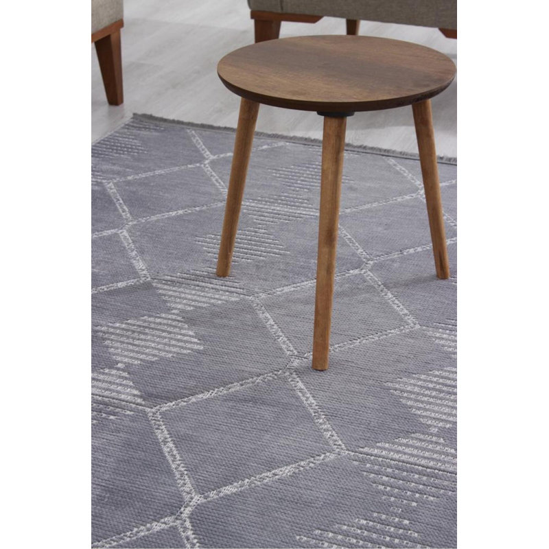 Tapis Megnan avec envers antidérapant, Tapis de couloir 2 pi 7 po x 6 pi 7 po