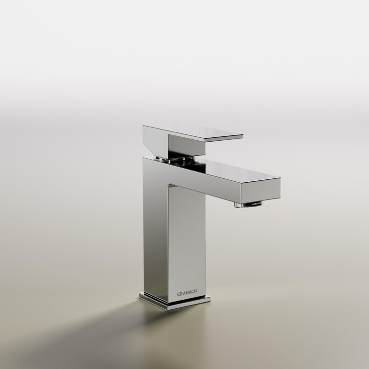GOUGH Single-Hole Faucet with Pop-Up Drain, Single-Handle Bathroom Sink Faucet 1.0 GPM