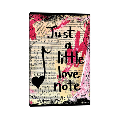 Love Note by Elexa Bancroft - Print on Canvas