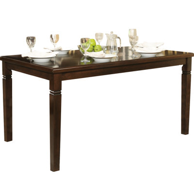 Table en placage de chêne - style transitionnel, taille 36 po x 60 po, salle à manger légère en placage, 36 po x 60 po x 31 po