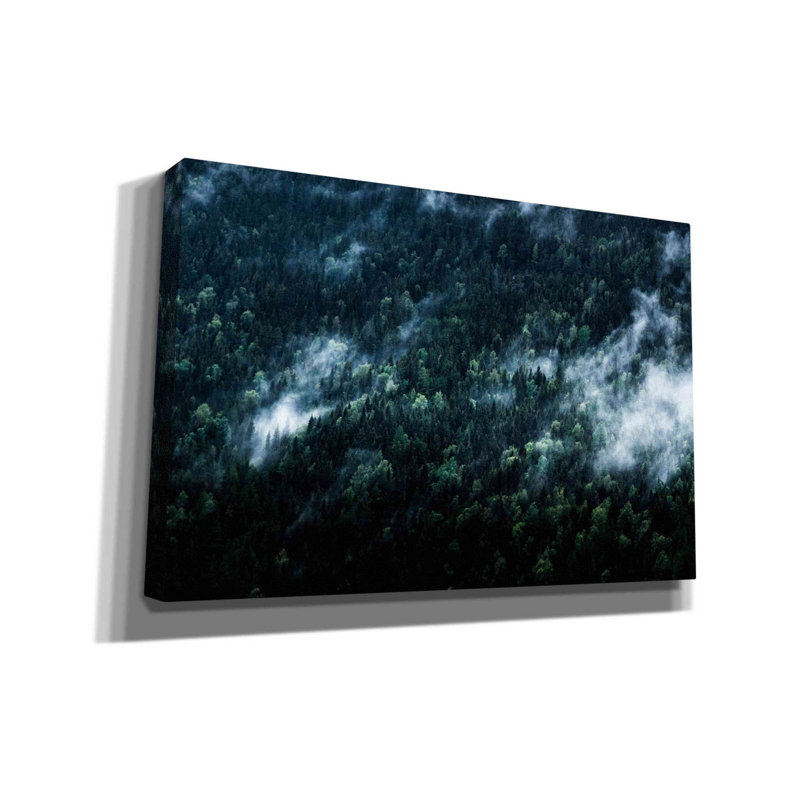 «Foggy Forest Mountain» par Nicklas Gustafsson, H 12 po x l 18 po x P 0,75 po