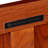 36" Maybeck Vanity - Tinted Oak With Left Offset Rect Undermount Sink - Carrara Marble Widespread