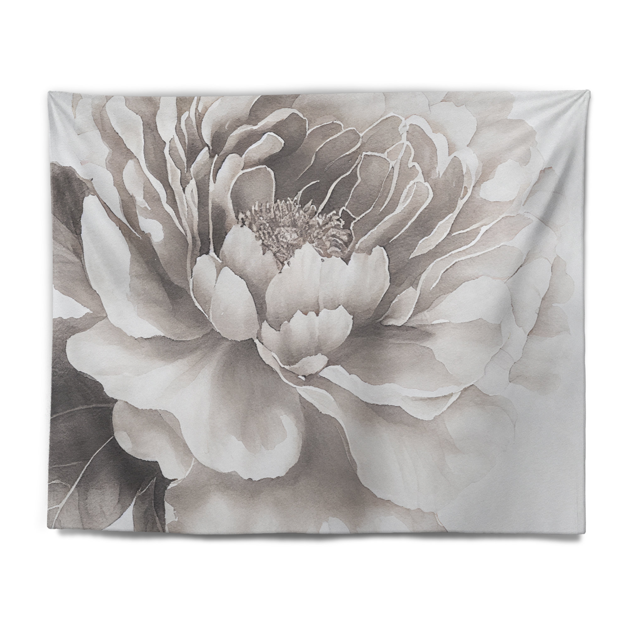 Red Barrel Studio® Blossoming Peony In Shades Of Gray I - Floral Peony ...