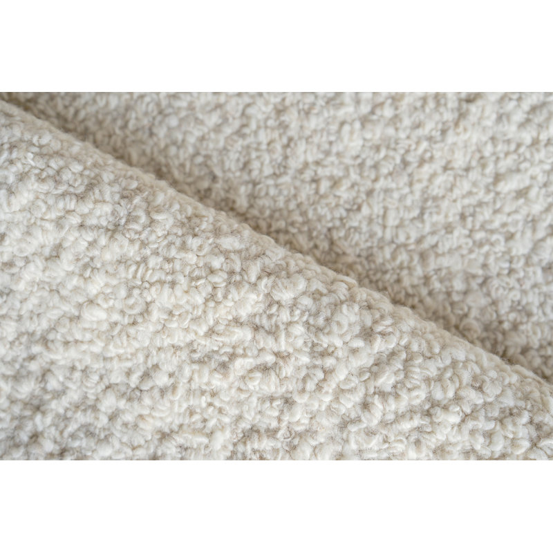 Ferretti Wool Area Rug in Ivory, Rectangle 12' x 15'