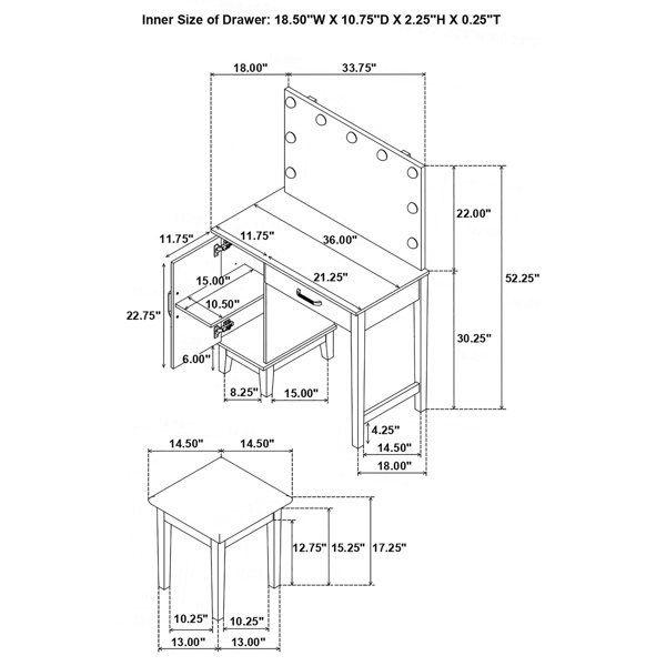 Dimensions du produit