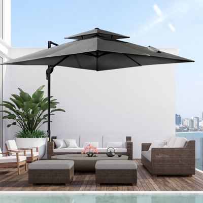 Gerret 117.6'' Cantilever Umbrella