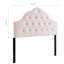 Sovereign Diamond Tufted Performance Velvet Upholstered Panel Headboard-866344897-868205054
