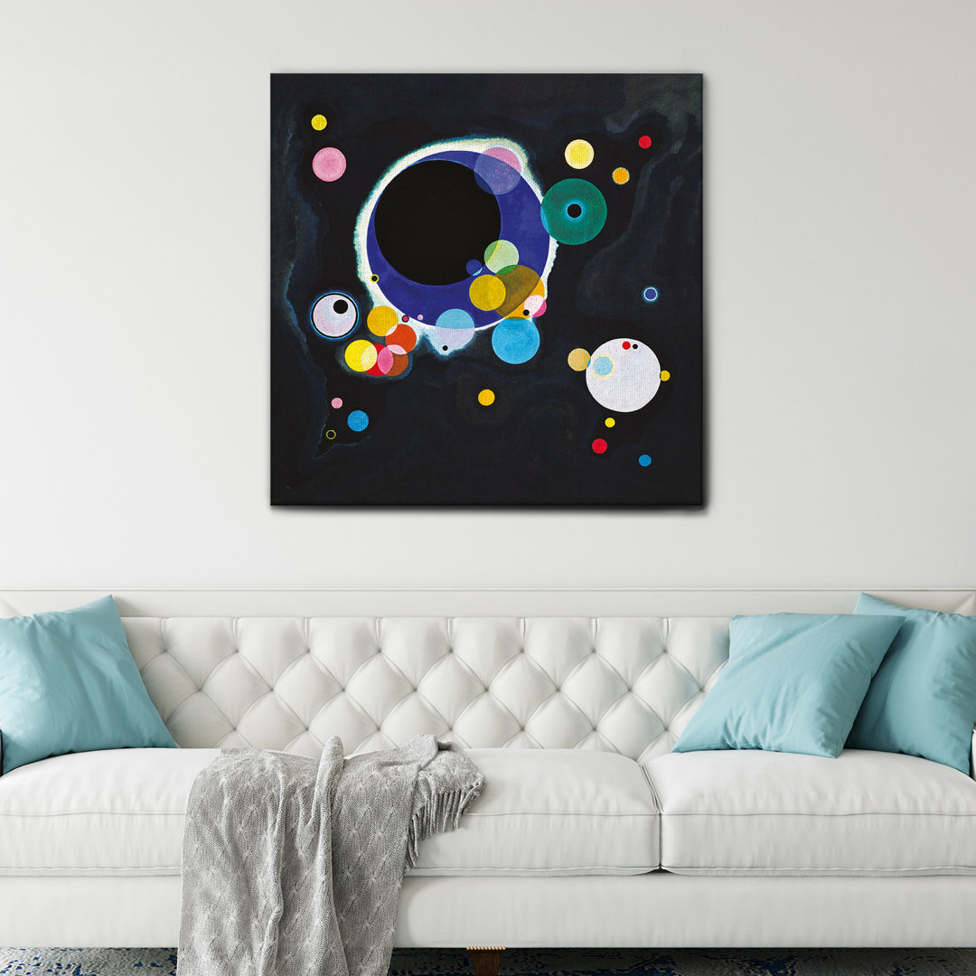 Leinwandbild Einige Kreise von Wassily Kandinsky