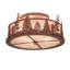 Fitzgerald 4 - Light Flush Mount