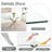 7 PCS,63" Rectangular Tempered Glass Table with 6 PU Leathe Upholstered Chairs-201117333-201117337