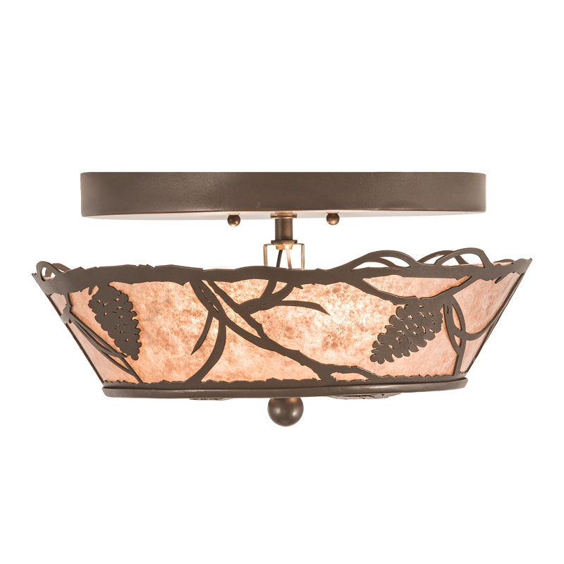 2 - Light Semi Flush Mount