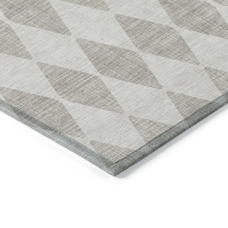 Tapis rond beige 8 po