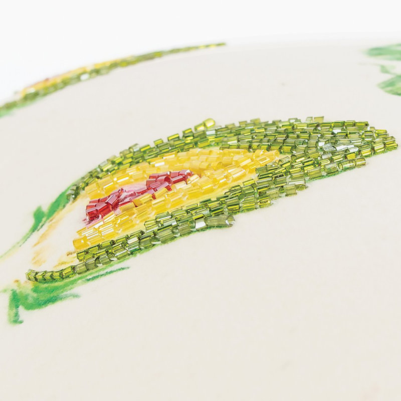 Embroidered Cotton Throw Pillow