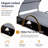 Double Outdoor Chaise Lounge Daybed With Canopy, 5-Position Adjustable Reclining Backrest With Hidden Side Table And Arched Armrests-395863048